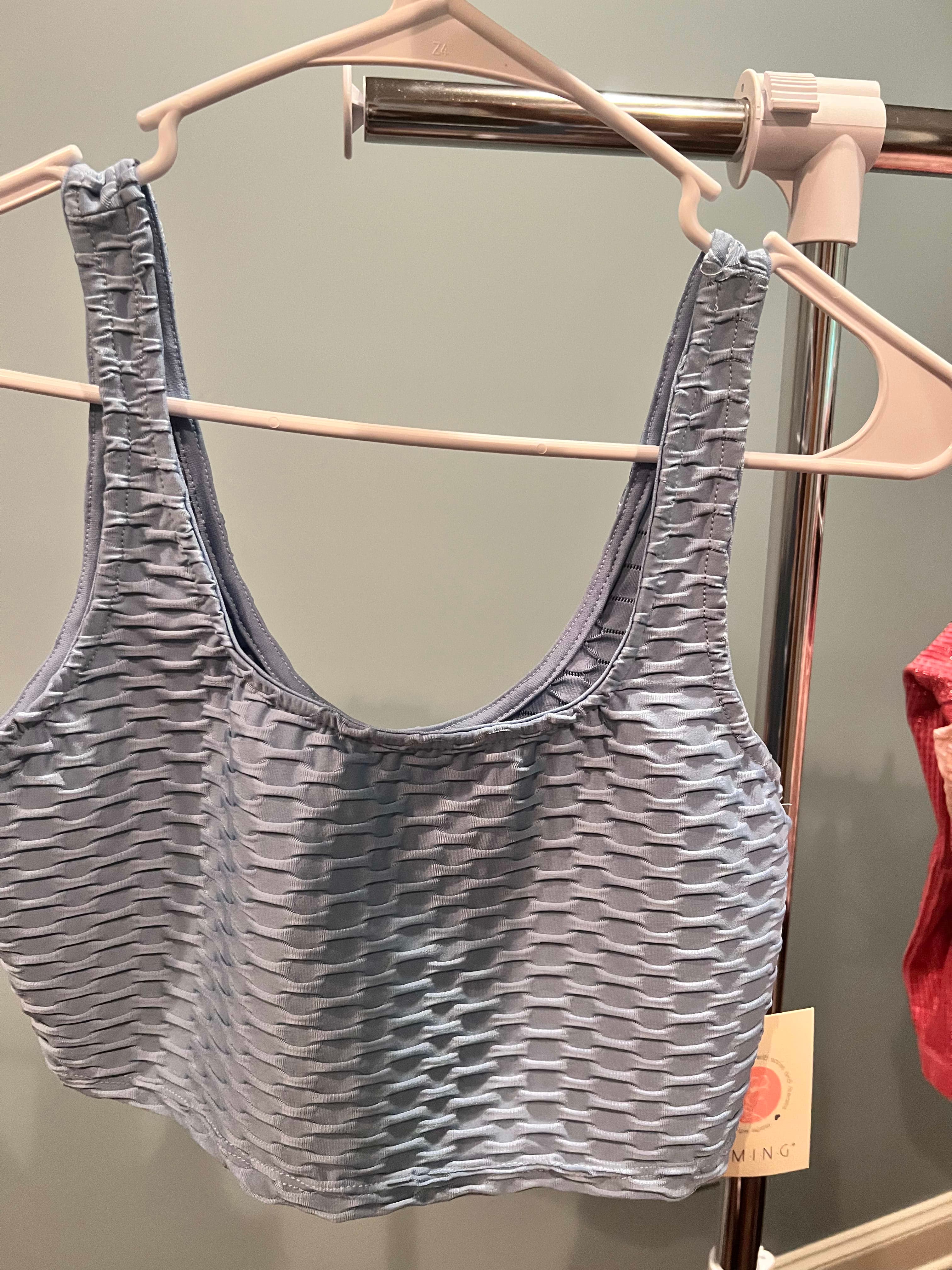 blouse- Ruched Crop Top