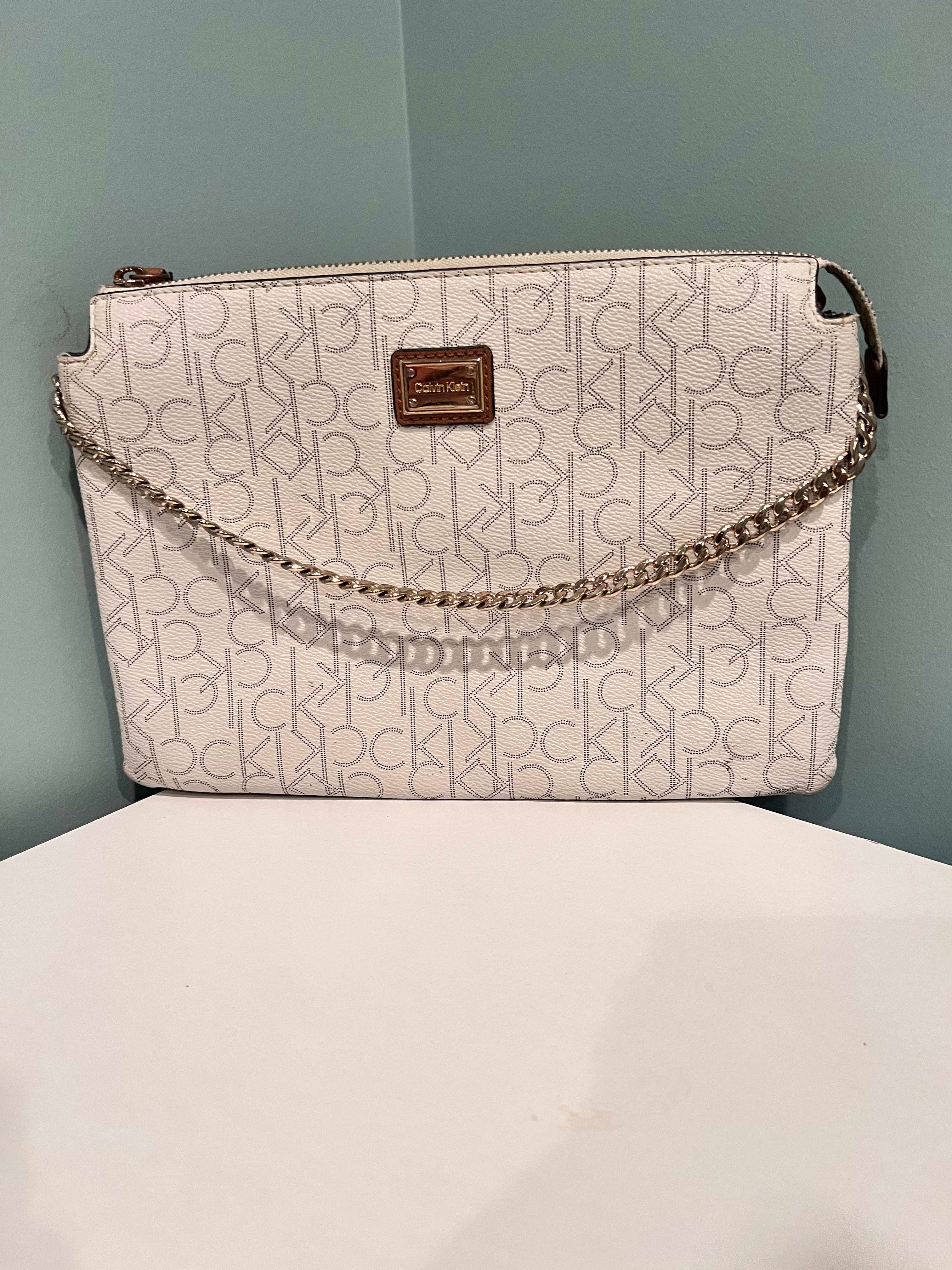 Calvin Klein Signature Monogram Crossbody Bag